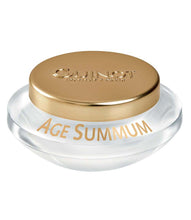 Load image into Gallery viewer, A jar of Guinot AGE SUMMUM anti-aging face cream with a gold-colored lid on a white background.