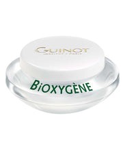 Load image into Gallery viewer, A white jar of BIOXYGENE cream by Guinot, which is a skin oxygenating radiance cream.