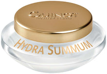 Load image into Gallery viewer, A white jar with gold lid of Guinot Hydra Summum Face Cream. TIt is a premium hydrating face cream
