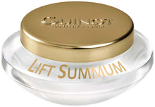 Load image into Gallery viewer, Guinot Lift Smmum Face Cream in a clear jar with gold lid and logo