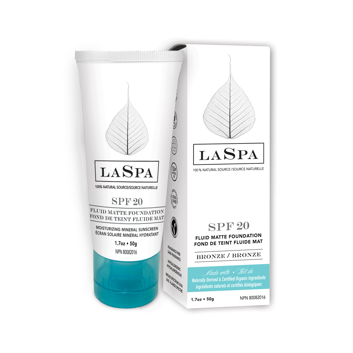 LA SPA Fluid Matte Foundation-Bronze – Featuring. . .You Spa, image size:1500x1500